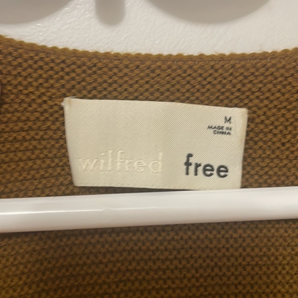 Wilfred Free V-Neck Sweater - Gold (US M) - Picture 3 of 3